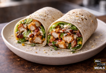 Crispy Chicken Caesar Wrap