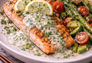 Keto Lemon Dill Salmon