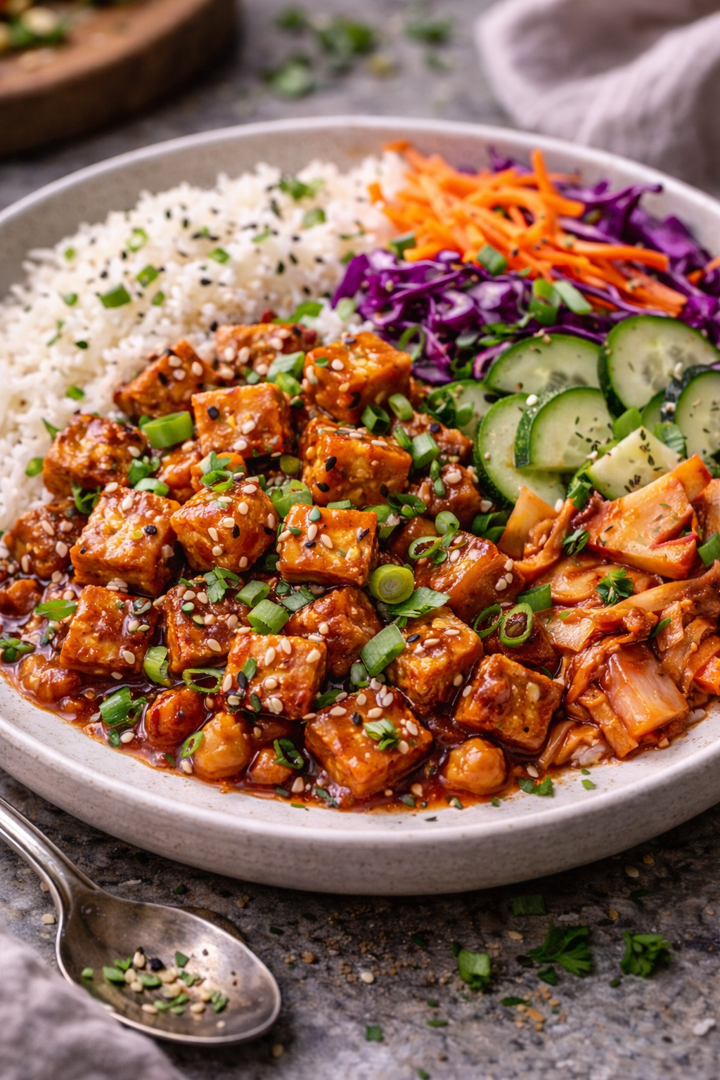 Korean Tofu Bowl