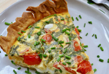 Tomato Basil Quiche