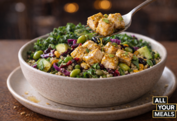 Asian Edamame Salad w/ Chicken Asian Edamame Salad w/ Chicken