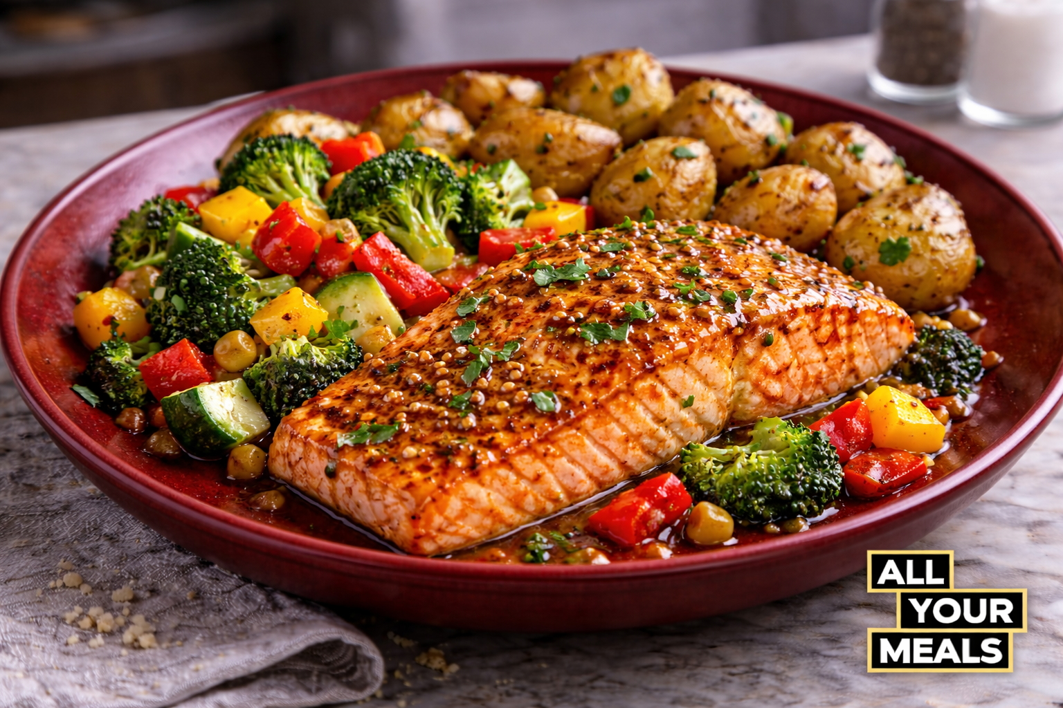 Maple Mustard Salmon