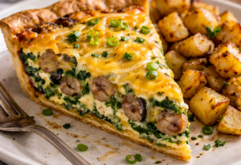 Sausage & Spinach Quiche Sausage & Spinach Quiche
