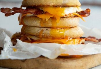 Bacon and Egg Breakfast Sandwich