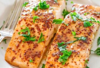 Low Carb Maple Mustard Salmon