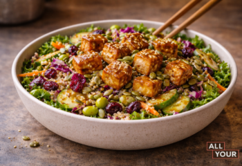 Asian Edamame Salad w/ Tofu Asian Edamame Salad w/ Tofu