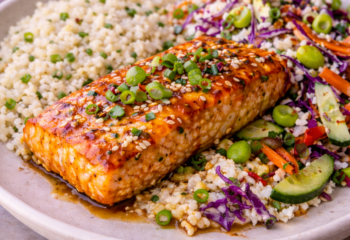 Low Carb Salmon Teriyaki