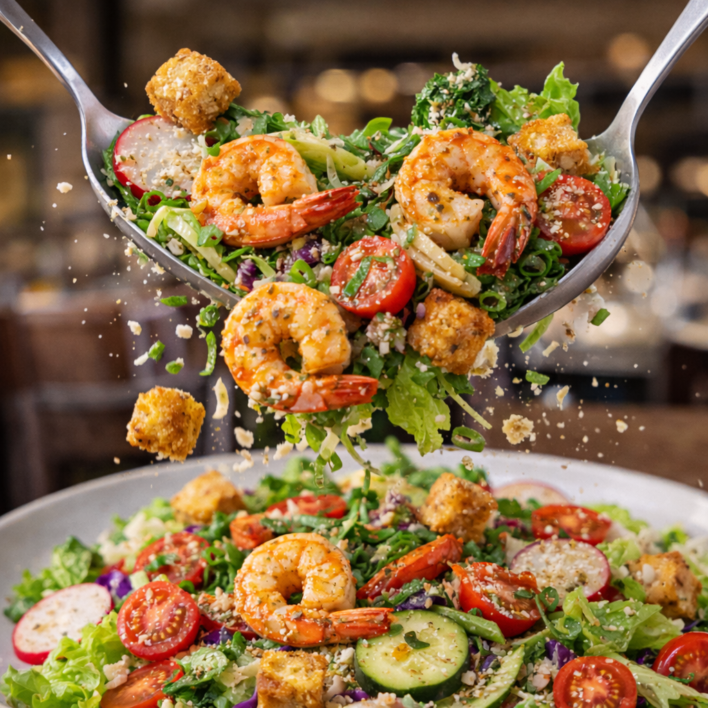 Italian Salad w/ Prawns Family Size