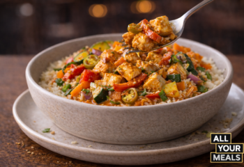 Red Chicken Curry Bowl Family Size Red Chicken Curry Bowl Family Size