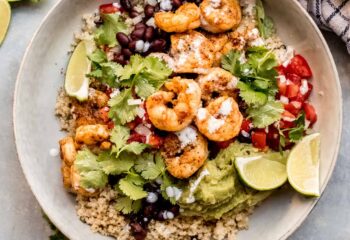 Baja Grain Bowl with Prawns Family Size