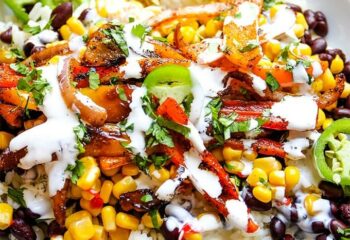 Loaded Vegetable Fajita Bowl