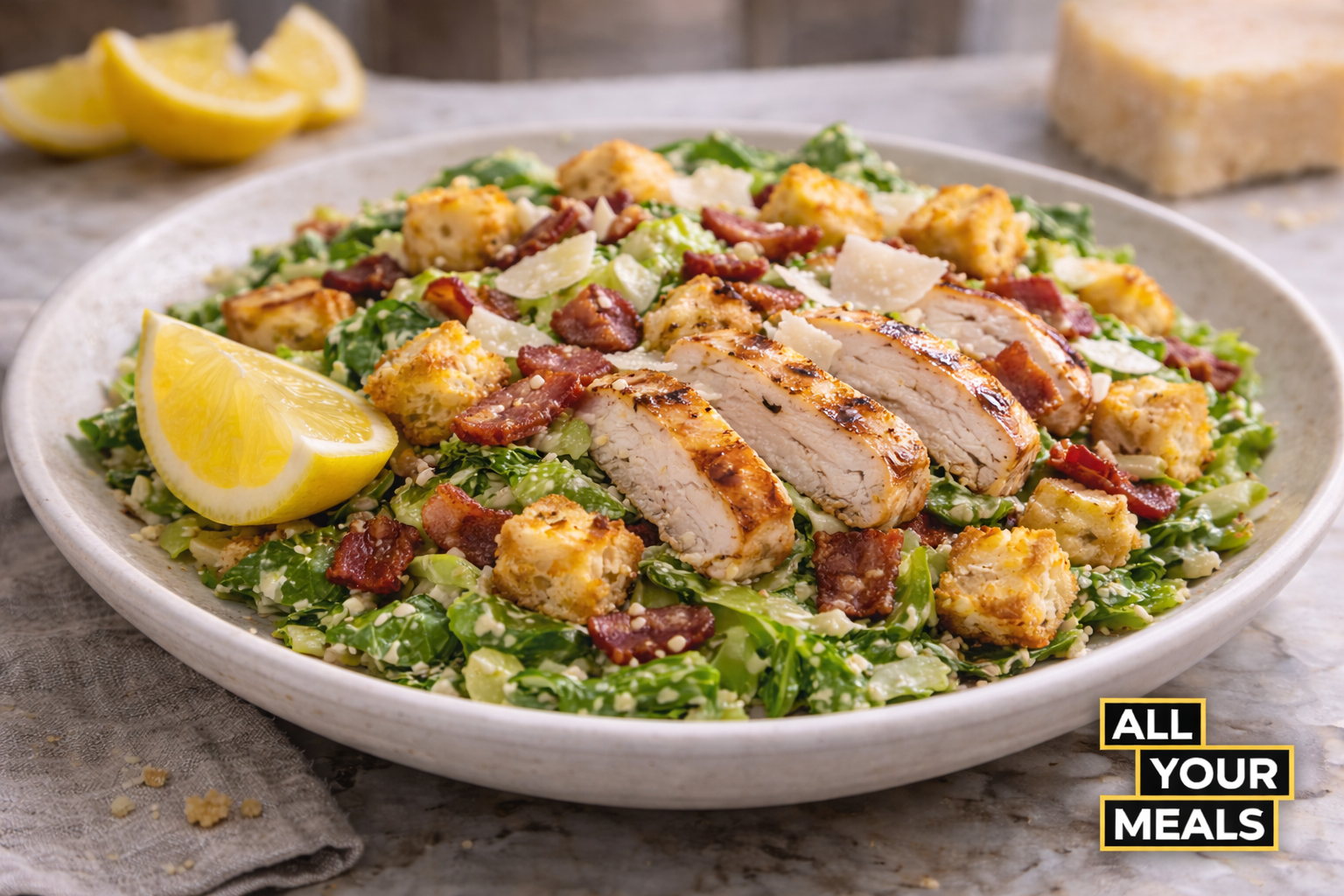 Caesar Salad with Chicken Family Size