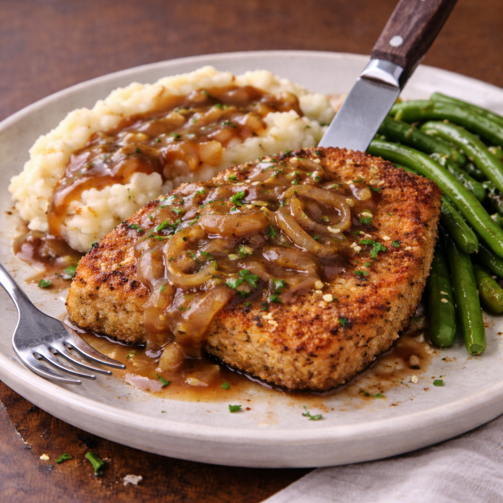 Low Carb Breaded Pork Chop