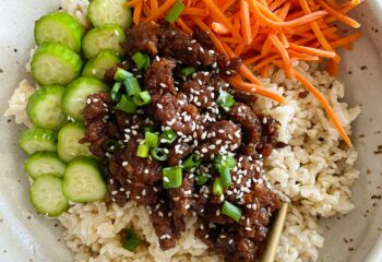 Low Carb Korean Beef Bowl