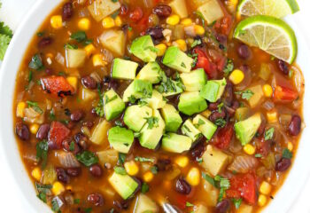 Southwest Veggie Black Bean Soup Family Size