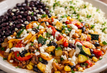 Loaded Vegetable Fajita Bowl