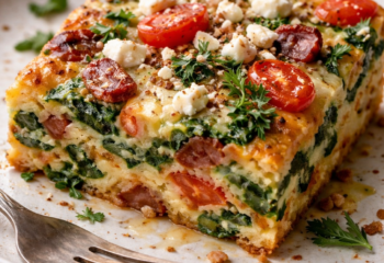 Bacon & Spinach Frittata