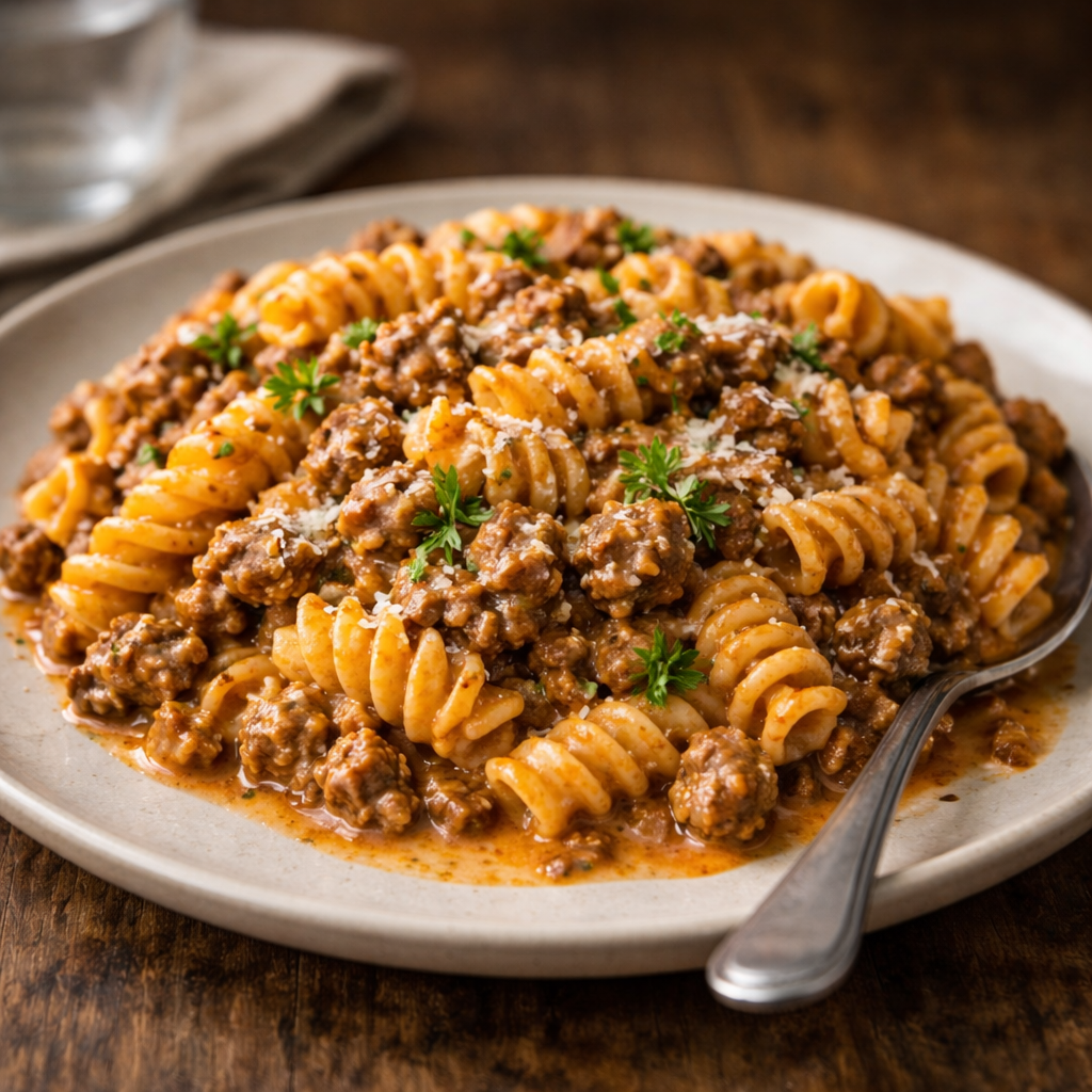 Creamy Beef Pasta