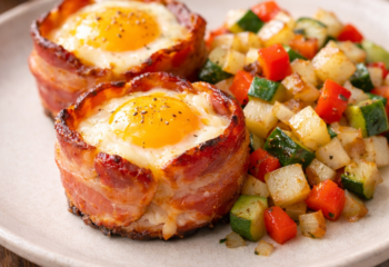 Keto Bacon Egg Cups