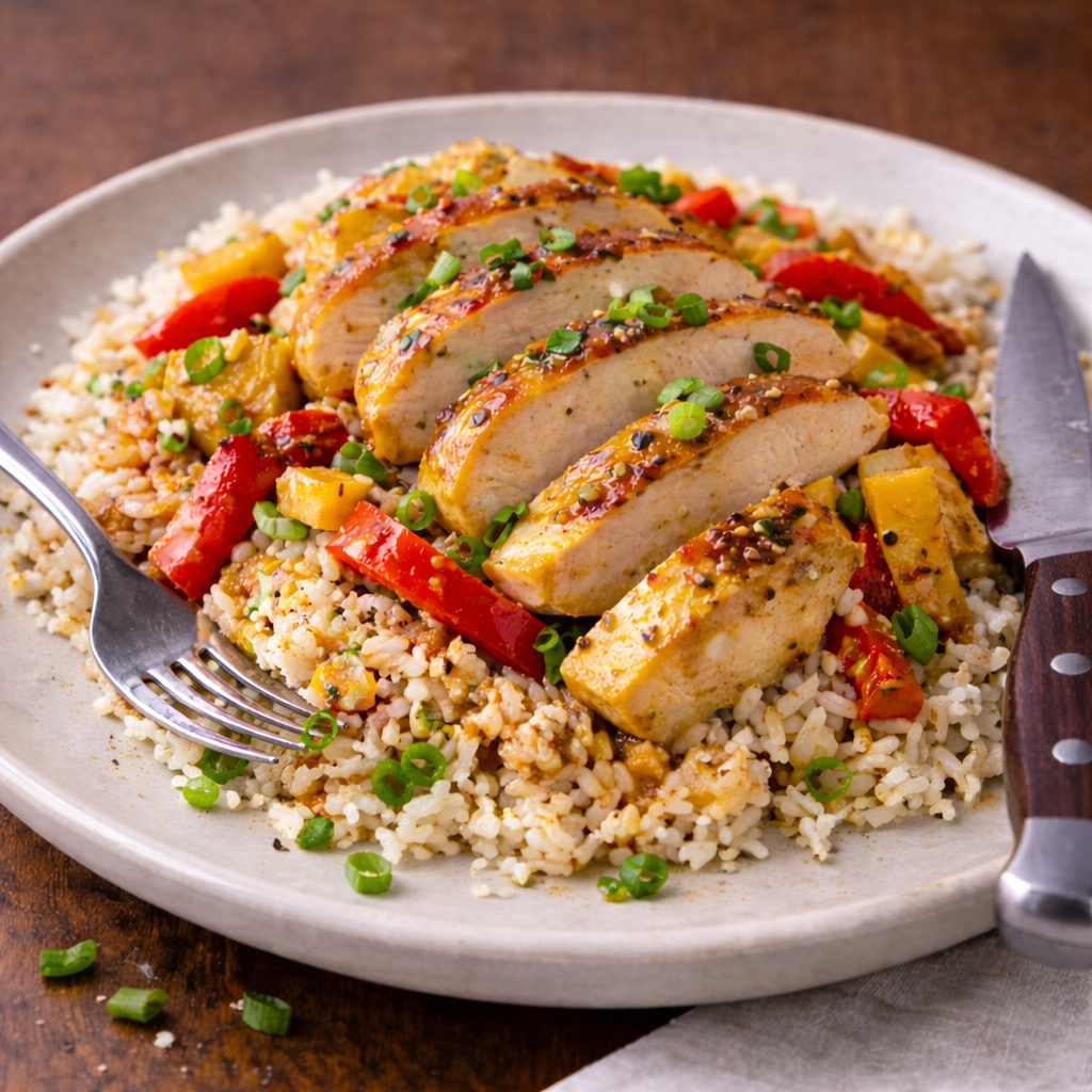 Low Carb Hawaiian Chicken Family Size