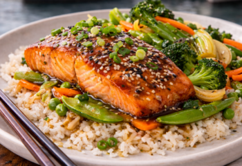 Low Carb Sesame Ginger Salmon