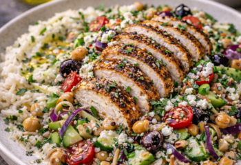 Greek Grain Bowl w/ Chicken