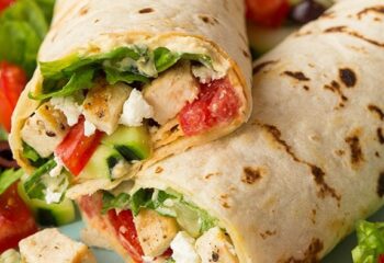 Greek Chicken Wrap
