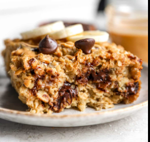 Chocolate Banana Baked Oatmeal