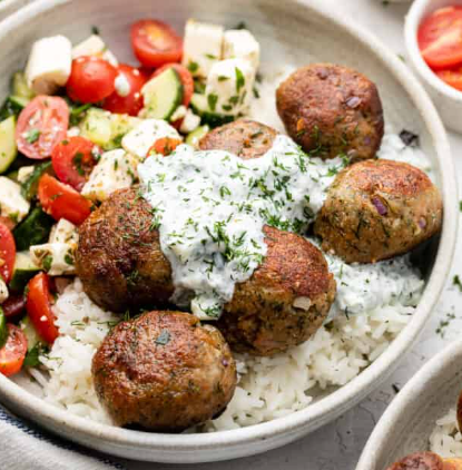 Greek Turkey Meatballs