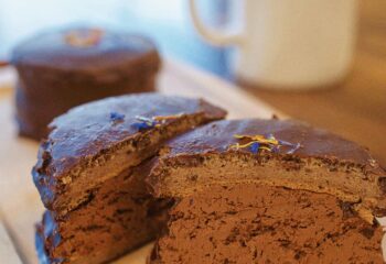 Zero-Sugar Mochi Chocolate Pie