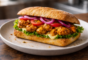 Chicken Tikka Masala Sandwich