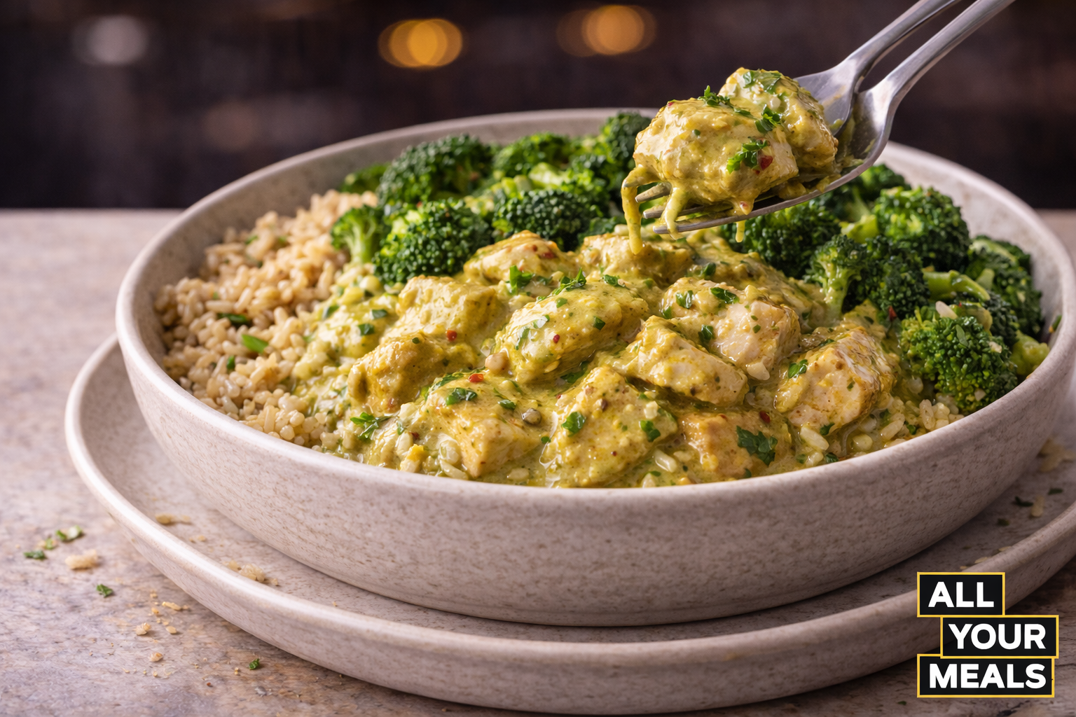 Green Chicken Curry Family Size