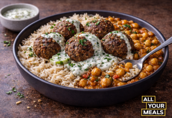 Low Carb Spiced Lamb Kofta Meatballs
