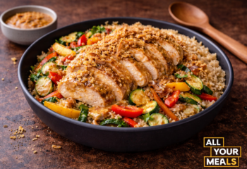 Low Carb Thai Coconut Peanut Chicken