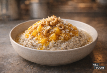 Mango Coconut Cashew Overnight Oats Mango Coconut Cashew Overnight Oats