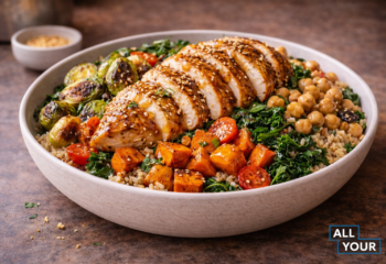 Miso Maple Chicken Harvest Bowl