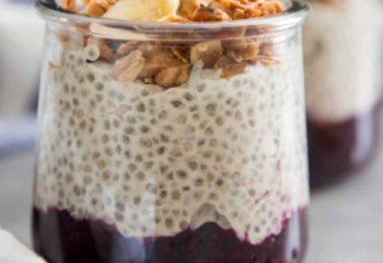 Very Berry Coconut Chia Pudding