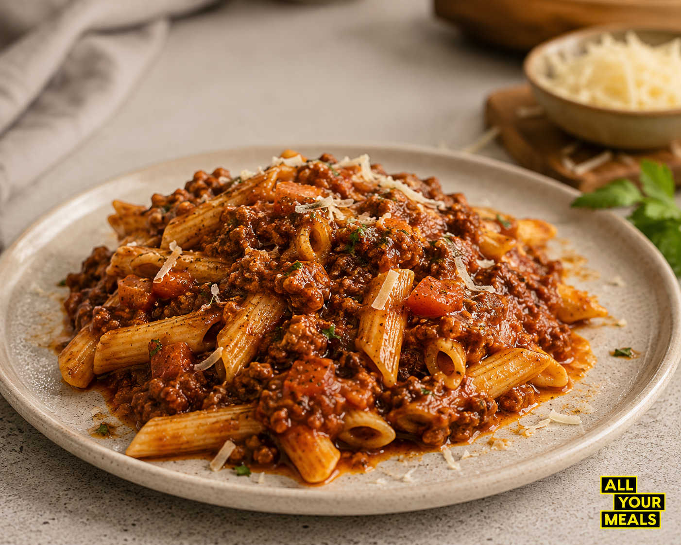 BBQ Pasta Bolognese