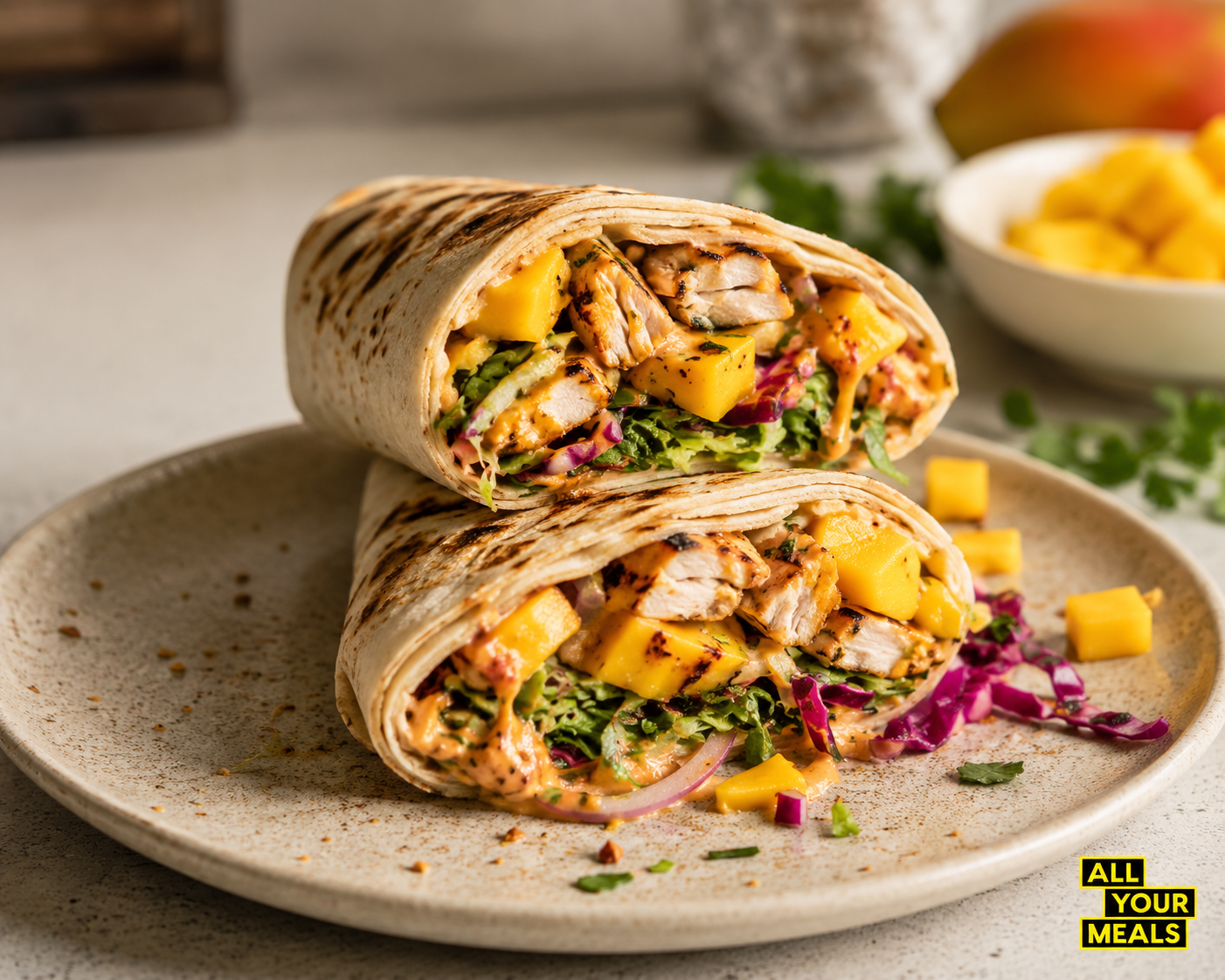 Chicken Mango Wrap