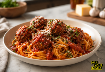 Spaghetti and Italian Meatballs