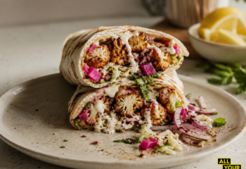 Lebanese Cauliflower Wrap