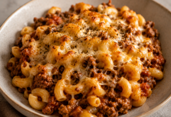 Macaroni & Cheese with Beef