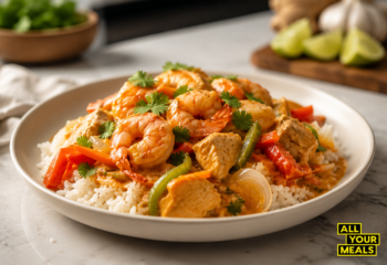 Thai Prawns & Chicken