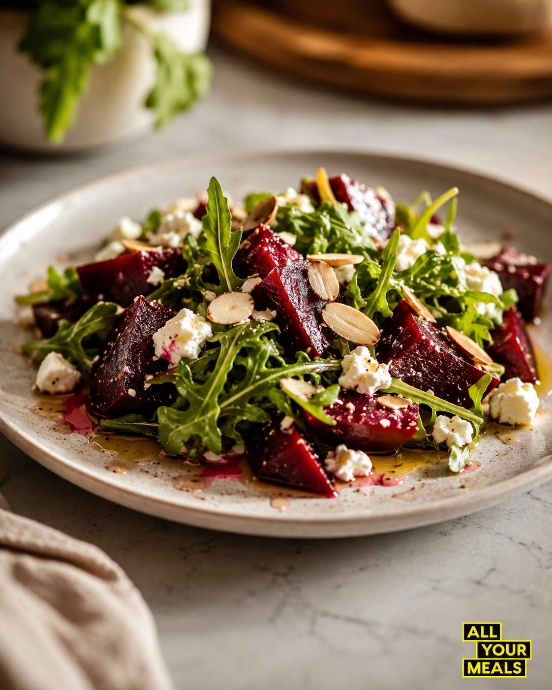 Roasted Beet & Feta Salad