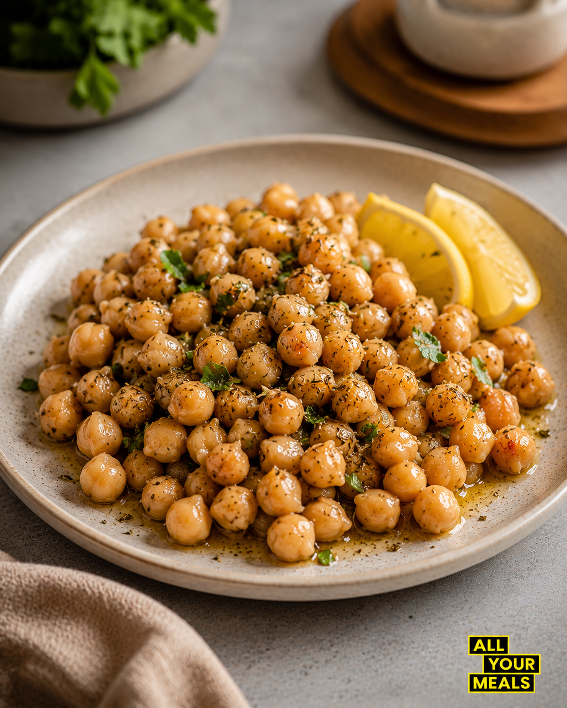 Marinated Chickpeas