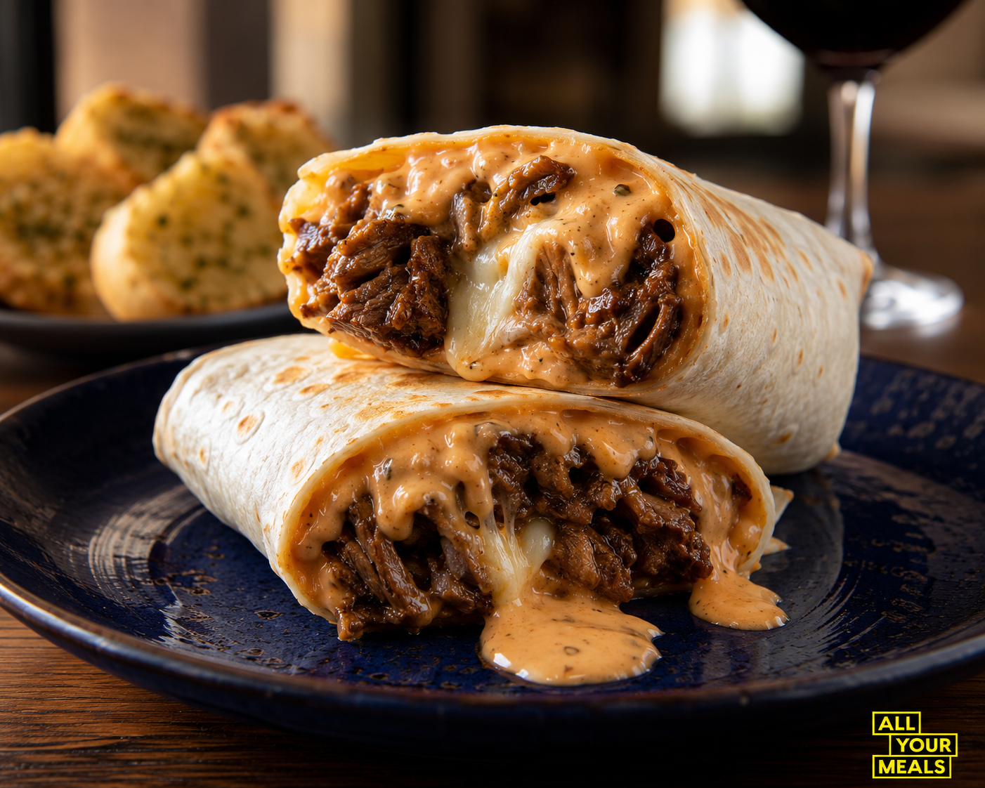 Beef Barbacoa Wrap Family Size
